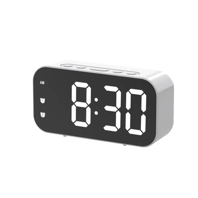 Digital LED-väckarklocka med spegeldisplay