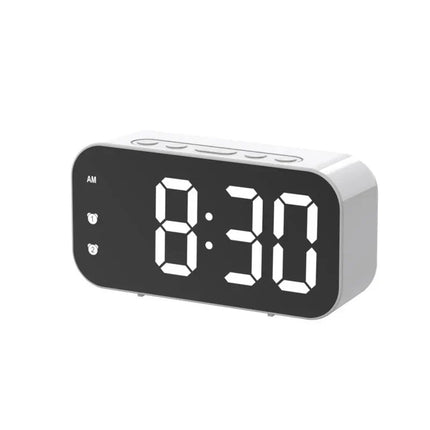 Digital LED-väckarklocka med spegeldisplay