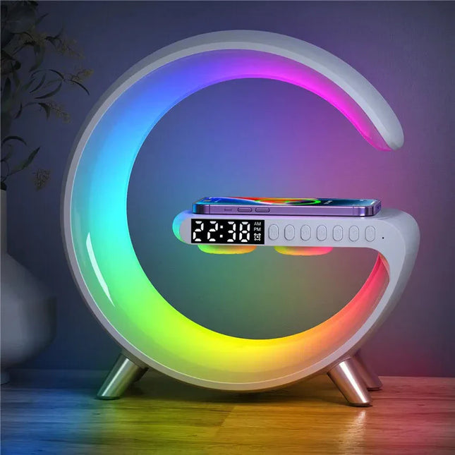 Wake-up light lampa med Bluetooth högtalare