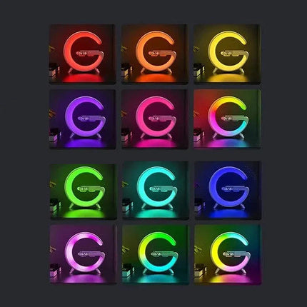 Wake-up light lampa med Bluetooth högtalare