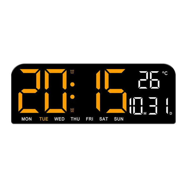 Digital väckarklocka med stor LED-display