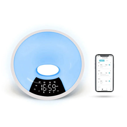 Wake-up light med soluppgångssimulering