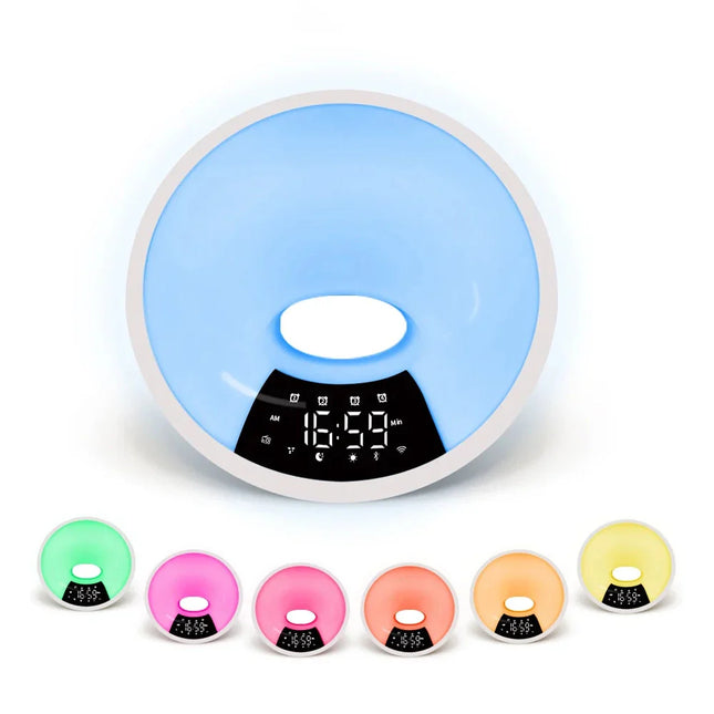 Wake-up light med soluppgångssimulering