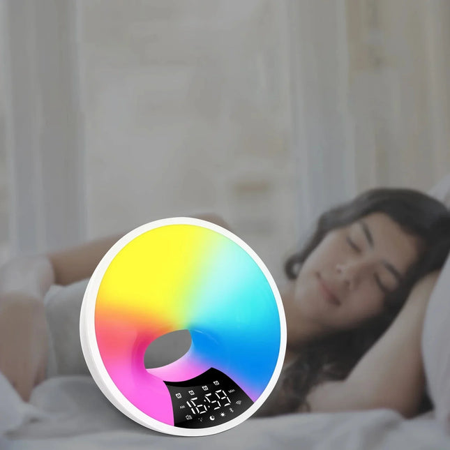 Wake-up light med soluppgångssimulering