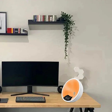 Wake-up light med soluppgångssimulering