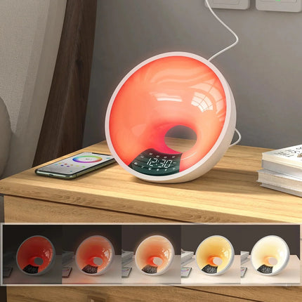Wake-up light med soluppgångssimulering