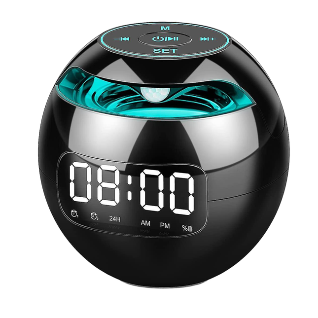 Väckarklocka med ljusterapi och MP3-spelare