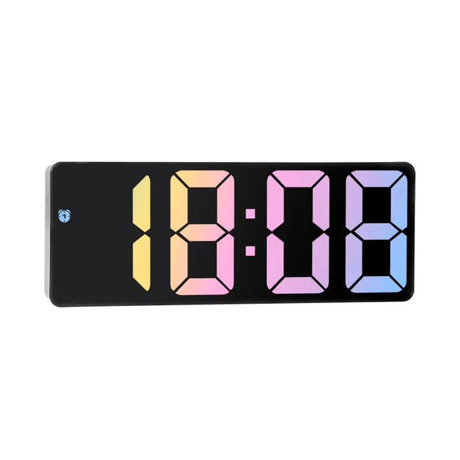 Digital väckarklocka med färgdisplay