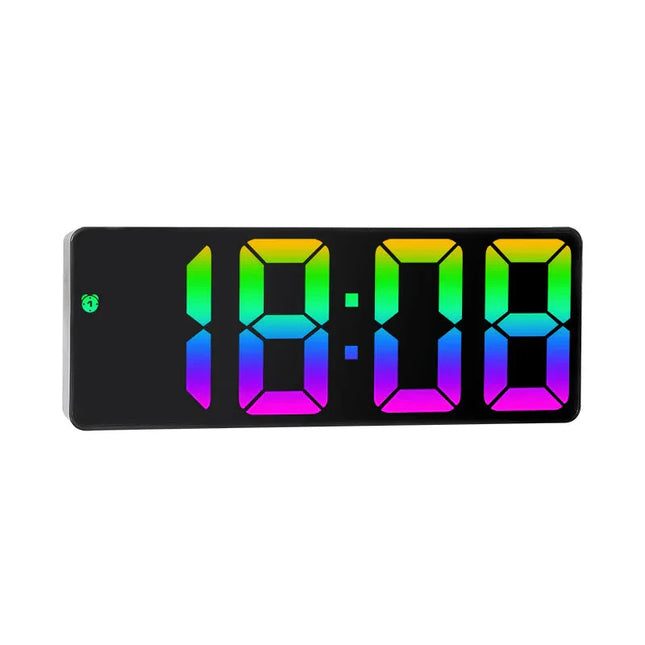 Digital väckarklocka med färgdisplay