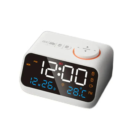 Uppladdningsbar digital klockradio med display