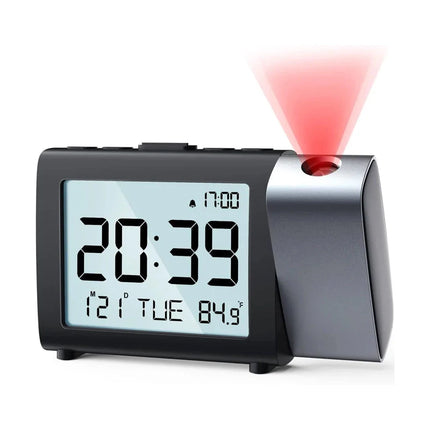 Batteridriven projektorklocka för sovrum