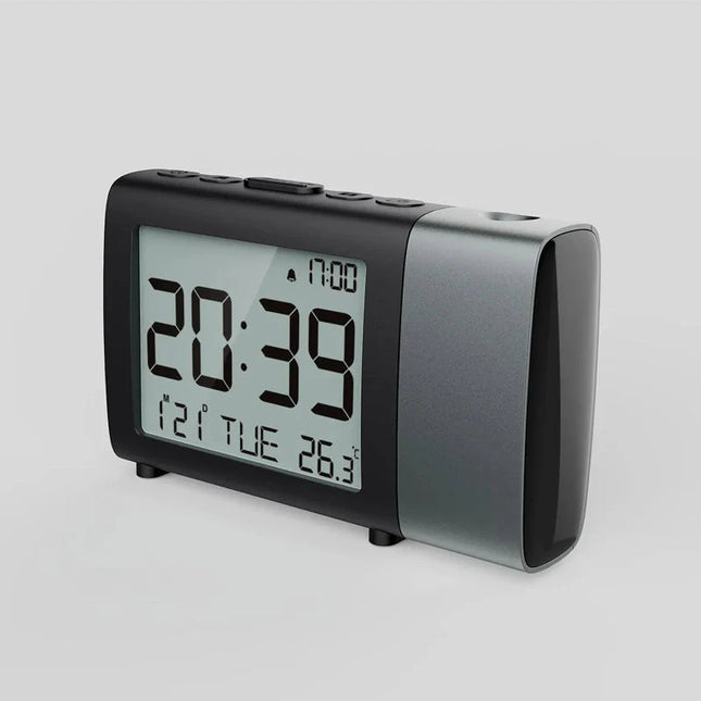 Batteridriven projektorklocka för sovrum