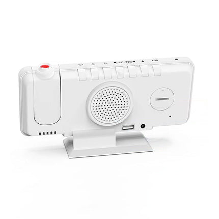 Projektorklocka med spegel för sovrummet