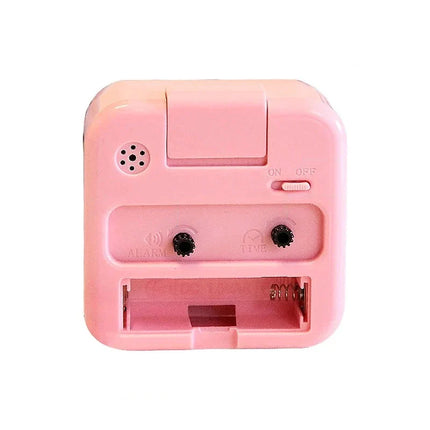 Enkel analog väckarklocka med batteri