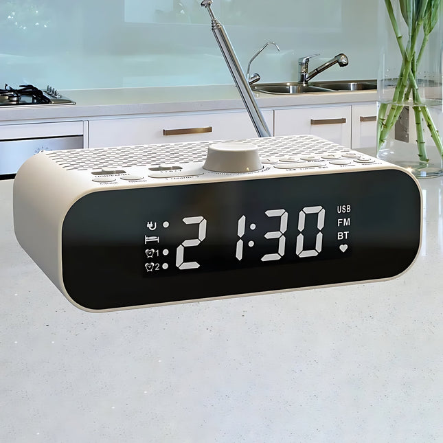 Lättanvänd klockradio för äldre