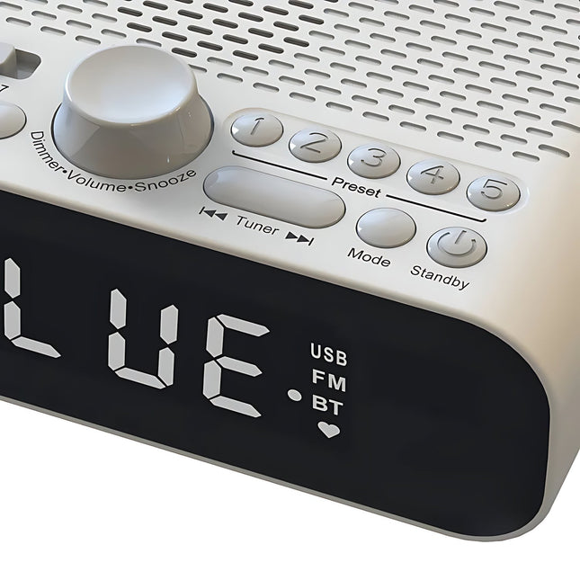 Lättanvänd klockradio för äldre