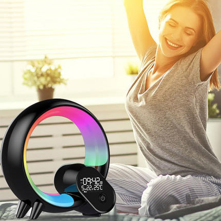 Gryningssimulator med fågelsång och ljus