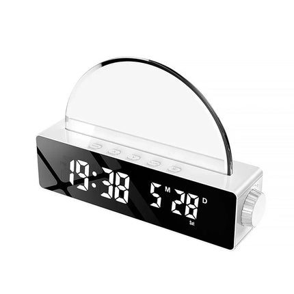 Väckarklocka med soluppgång och solnedgång