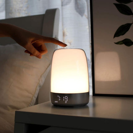 Wake-up light sänglampa med klocka