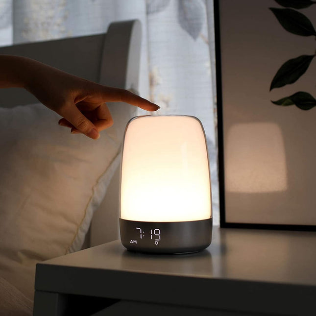 Wake-up light sänglampa med klocka