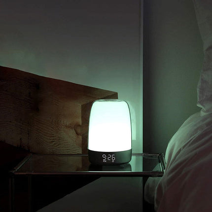 Wake-up light sänglampa med klocka