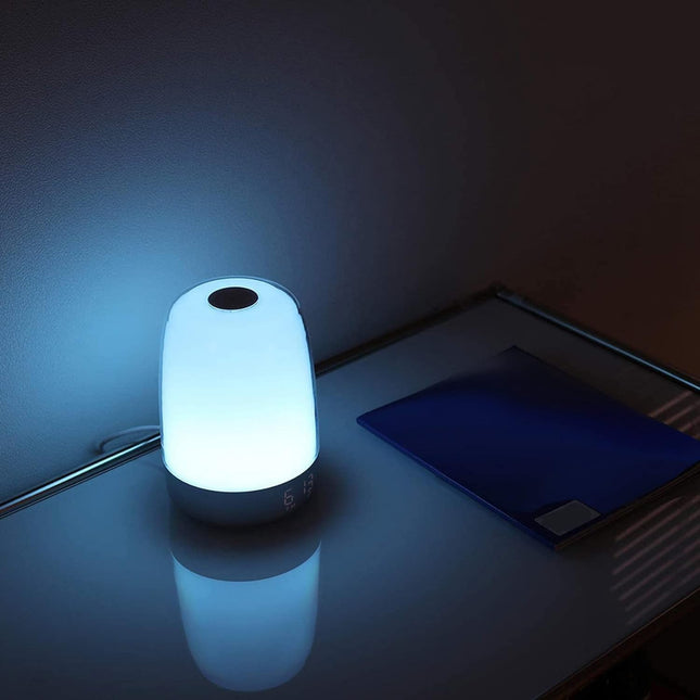 Wake-up light sänglampa med klocka