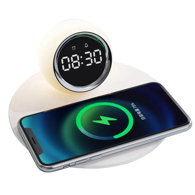 Wake-up light för tonåring med laddare