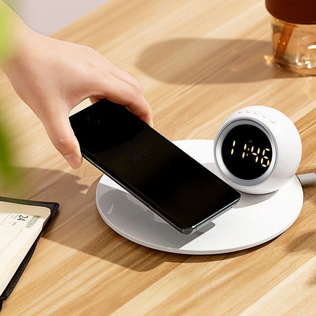 Wake-up light för tonåring med laddare