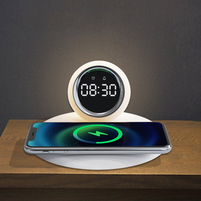 Wake-up light för tonåring med laddare