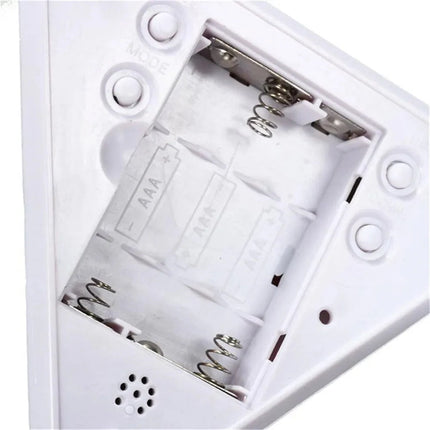 Pyramid väckarklocka med nattlampa vuxna