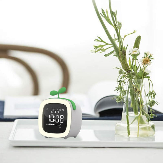 Väckarklocka med nattlampa för barn