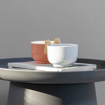 Väckarklocka och lampa med katt design