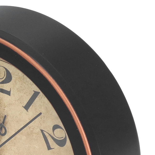 Rund vintage väckarklocka i retro design