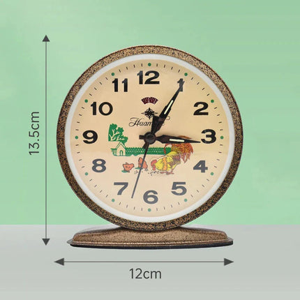 Gammaldags rund väckarklocka i retrostil